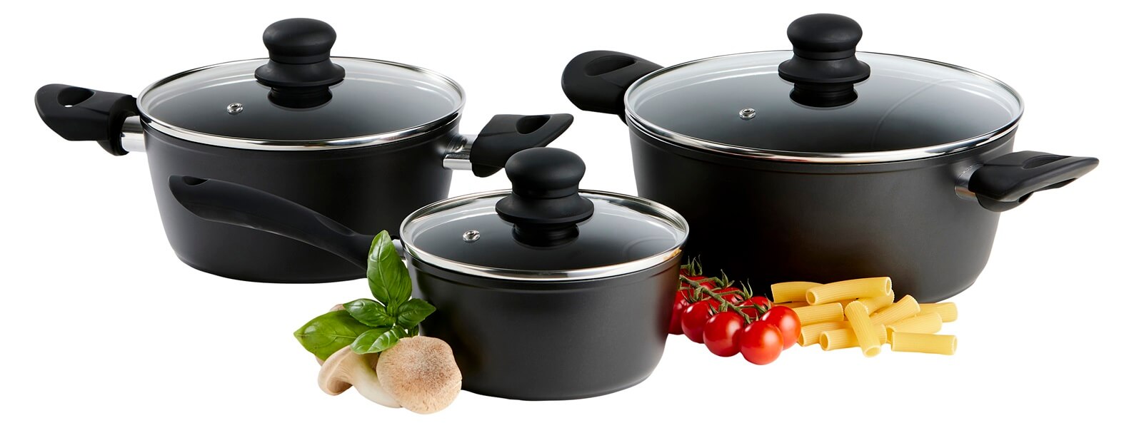 Conzept Grydesæt 6 Dele med Keramisk Belægning