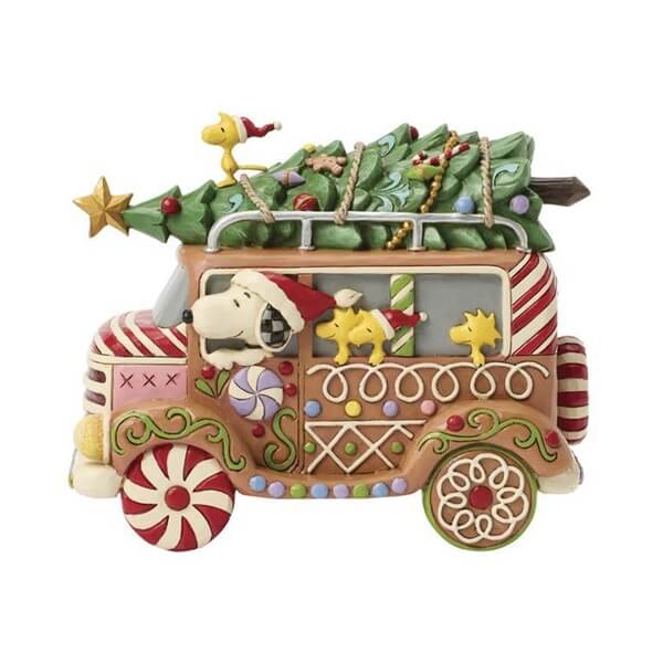 Disney Snoopy Gingerbread Joyride - Julefigur til dekoration