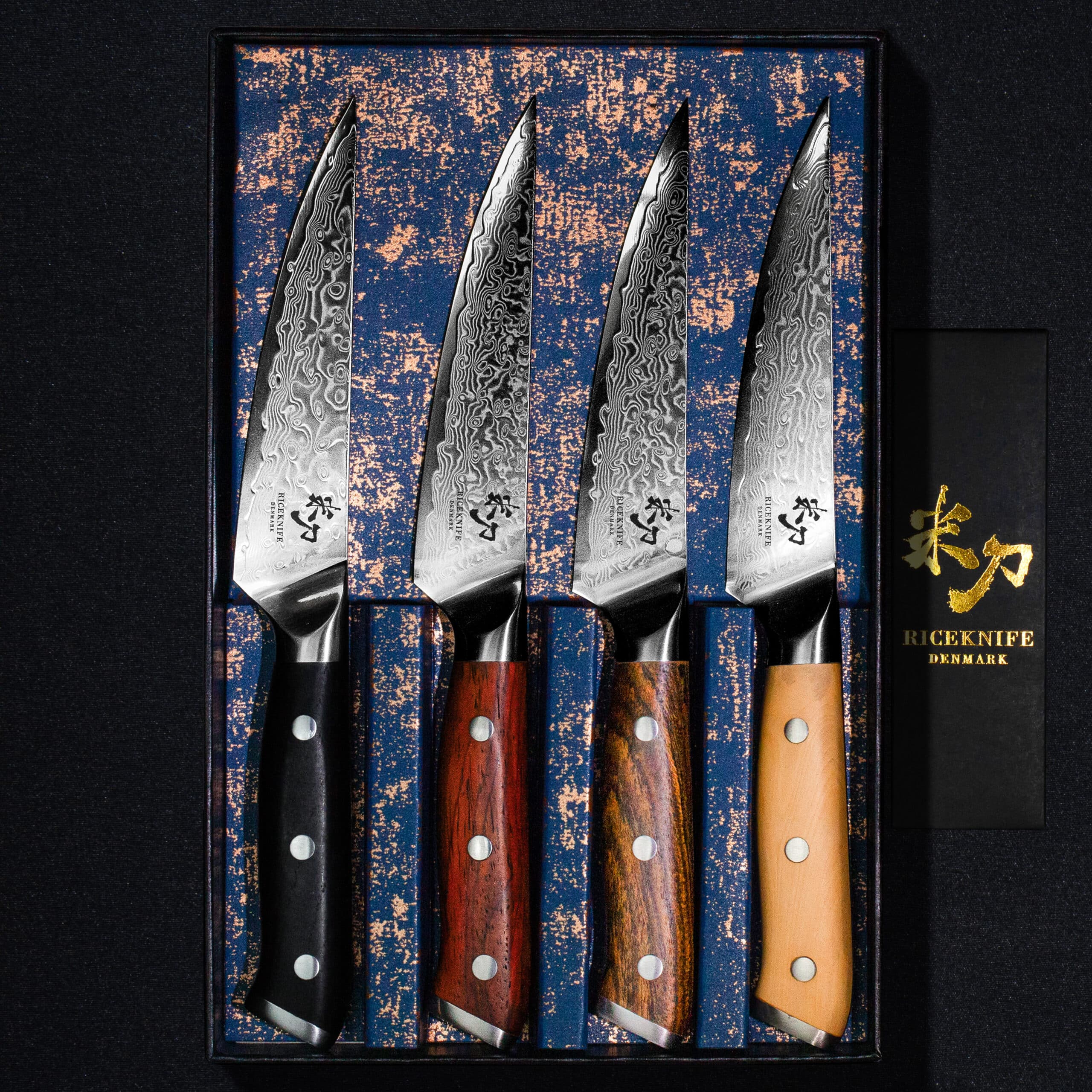 Eclipses I Limited Edition Damaskus Steakknive Sæt ?  4 Stk