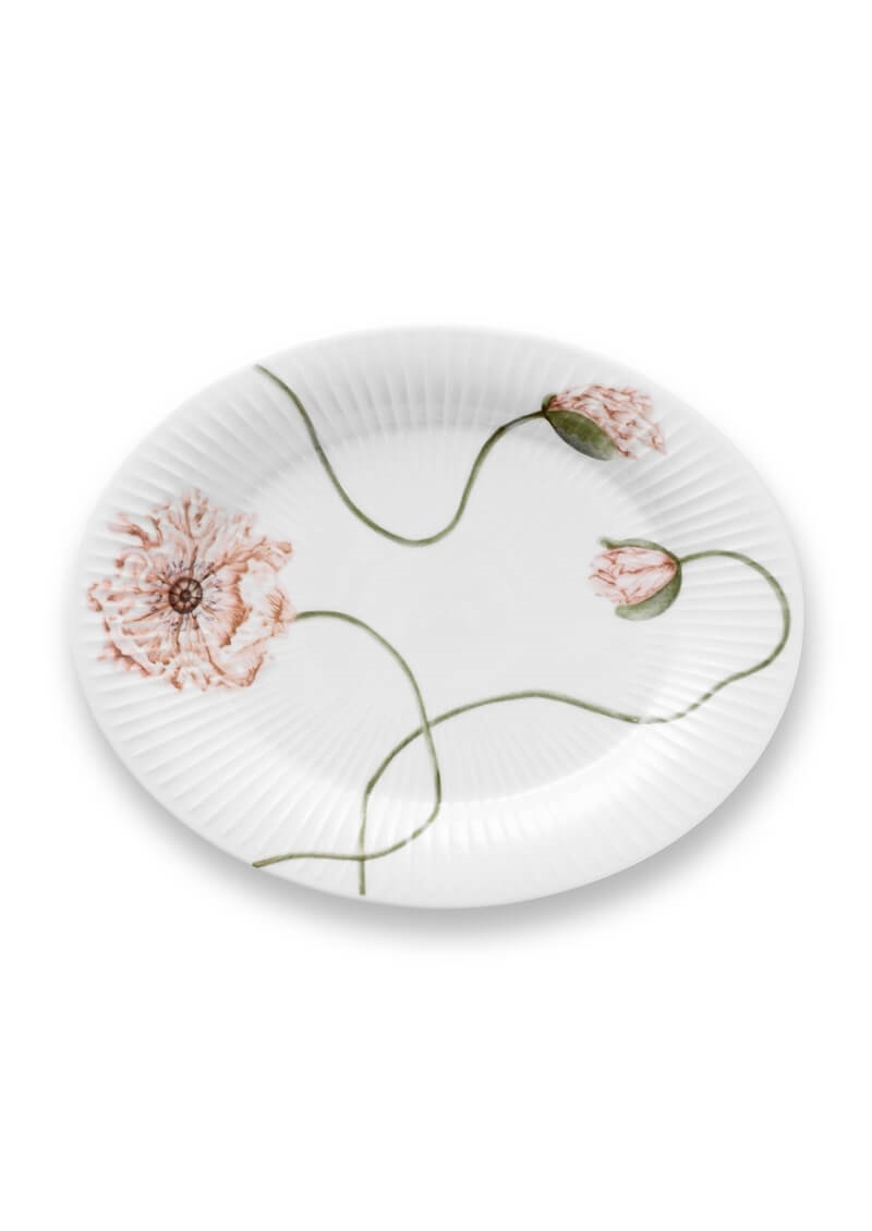 Hammershøi Poppy Ovalt Bordfad 28 cm - Elegant Stil til Hjemmet