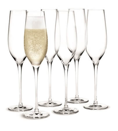 Holmegaard Cabernet Champagneglas 29 Cl 6 Stk