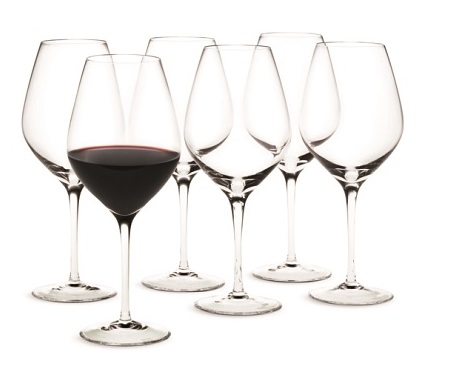 Holmegaard Cabernet Rødvinsglas 52 Cl 6 Stk