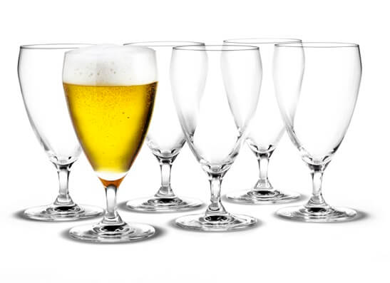 Holmegaard Perfection ølglas - 6 stk til ølentusiaster