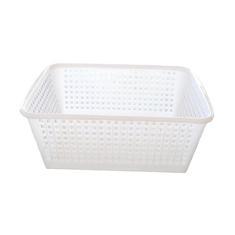 Stor Hvid Opbevaringskurv - Perfekt til Hjemmet!