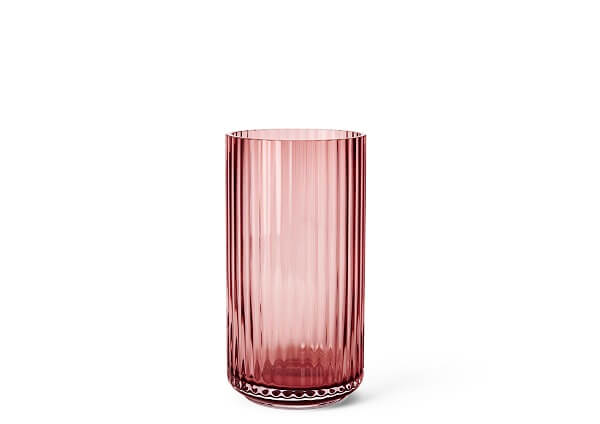 Lyngby Vase Burgundy H20 cm - Klassisk Design og Elegance