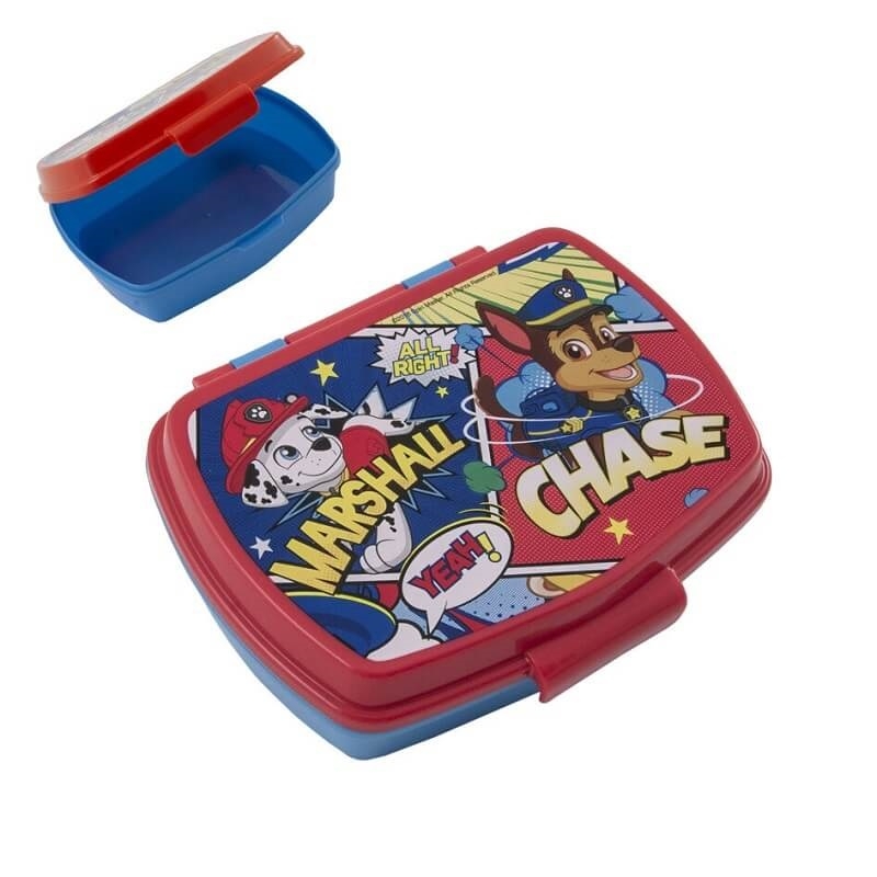 Paw Patrol Madkasse i Rød og Blå - Perfekt til Børn!
