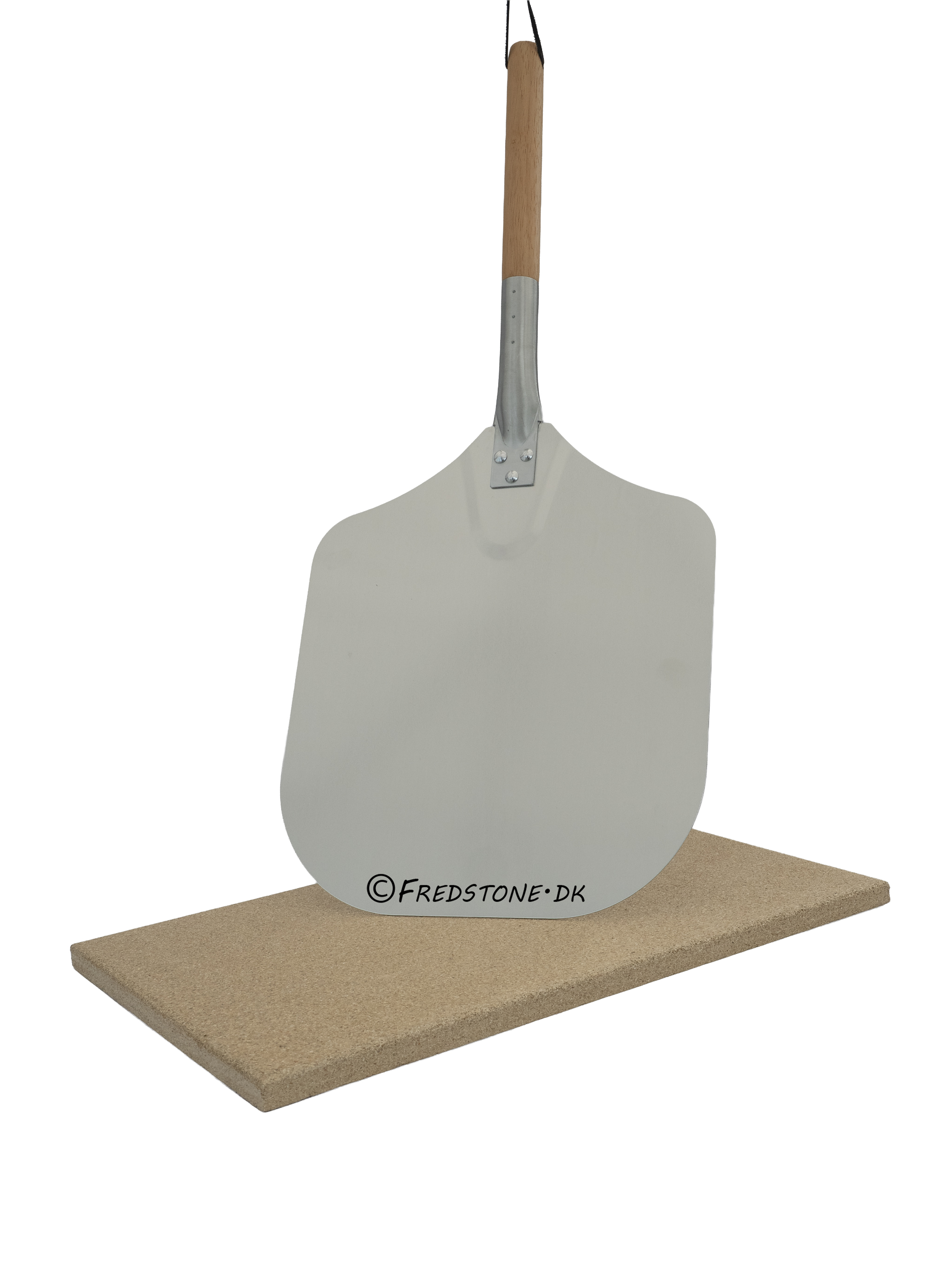 Pizzakit: Fredstone Pizzasten med Aluminiums Pizzaspade