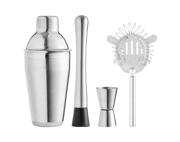 Schou Cocktailshaker Sæt 550 Ml - Perfekt til Cocktails!