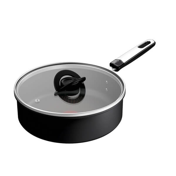 Tefal Excellence PFTE Sauterpande 24 cm med låg - Køb nu!