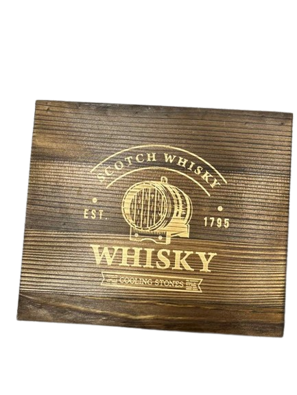 WoMa Whiskyglas Sæt med 6 Isterninger og Tang - Gaveidé