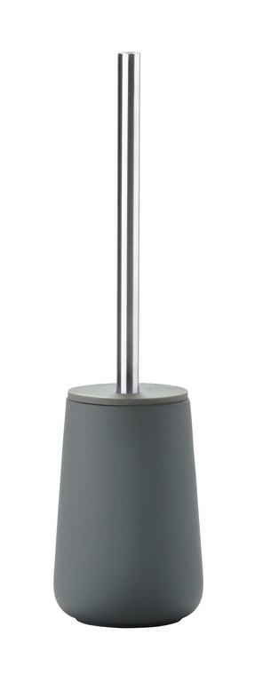 Zone Nova Toiletbørste i Grå - Elegant Badeværelsesløsning