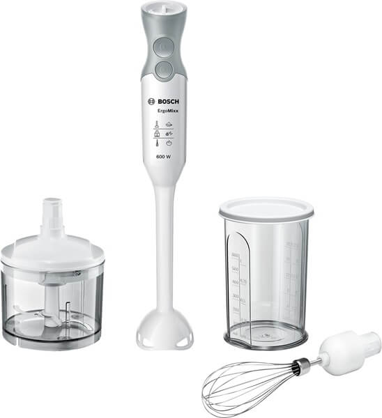 Bosch Stavblender med Hakker og Pisker 600W - Køkkenhjælpemiddel