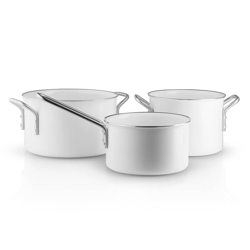 Eva Trio White Line Grydesæt 3 Dele