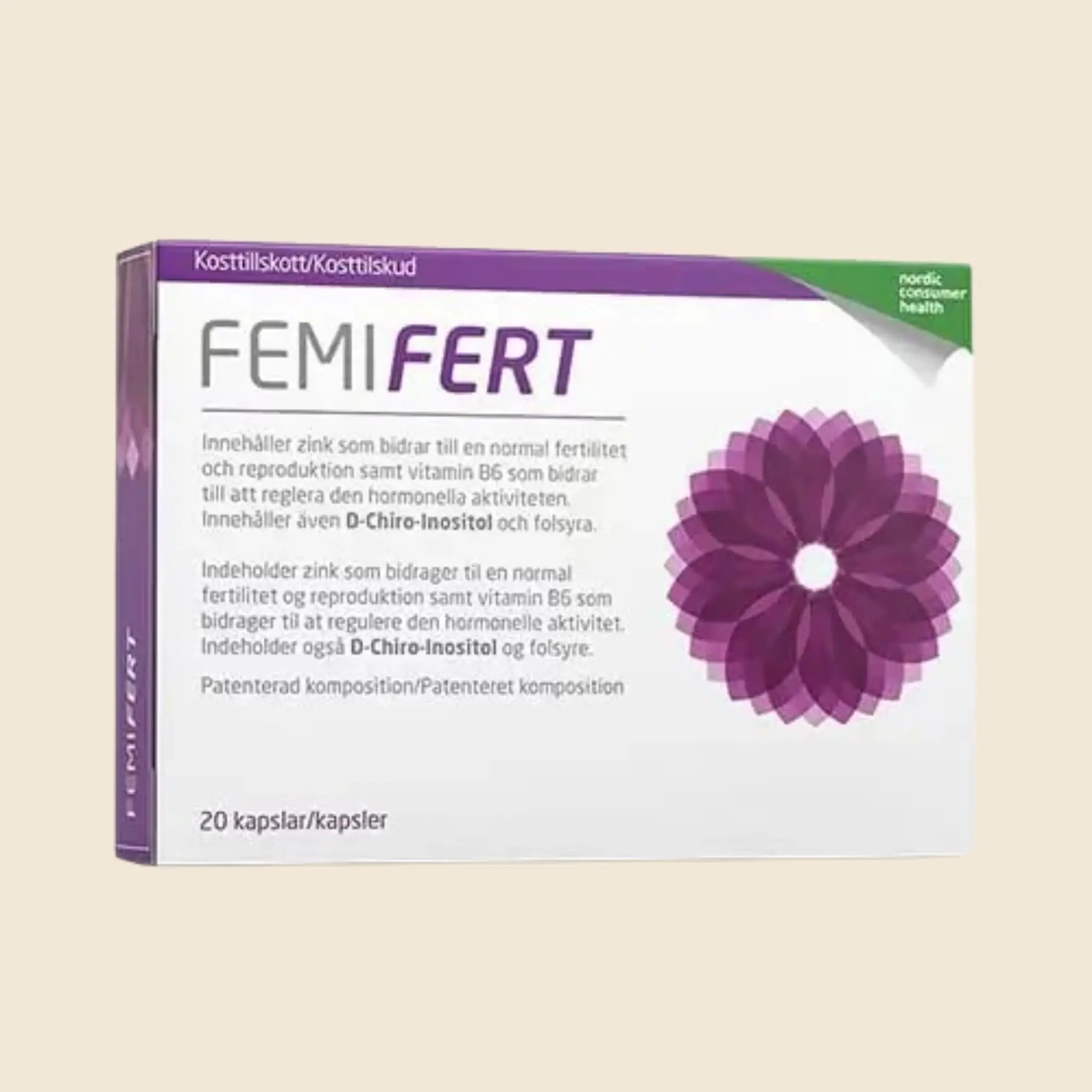 Femifert D Chiro Inositol Kosttilskud - 20 Stk Tilbud