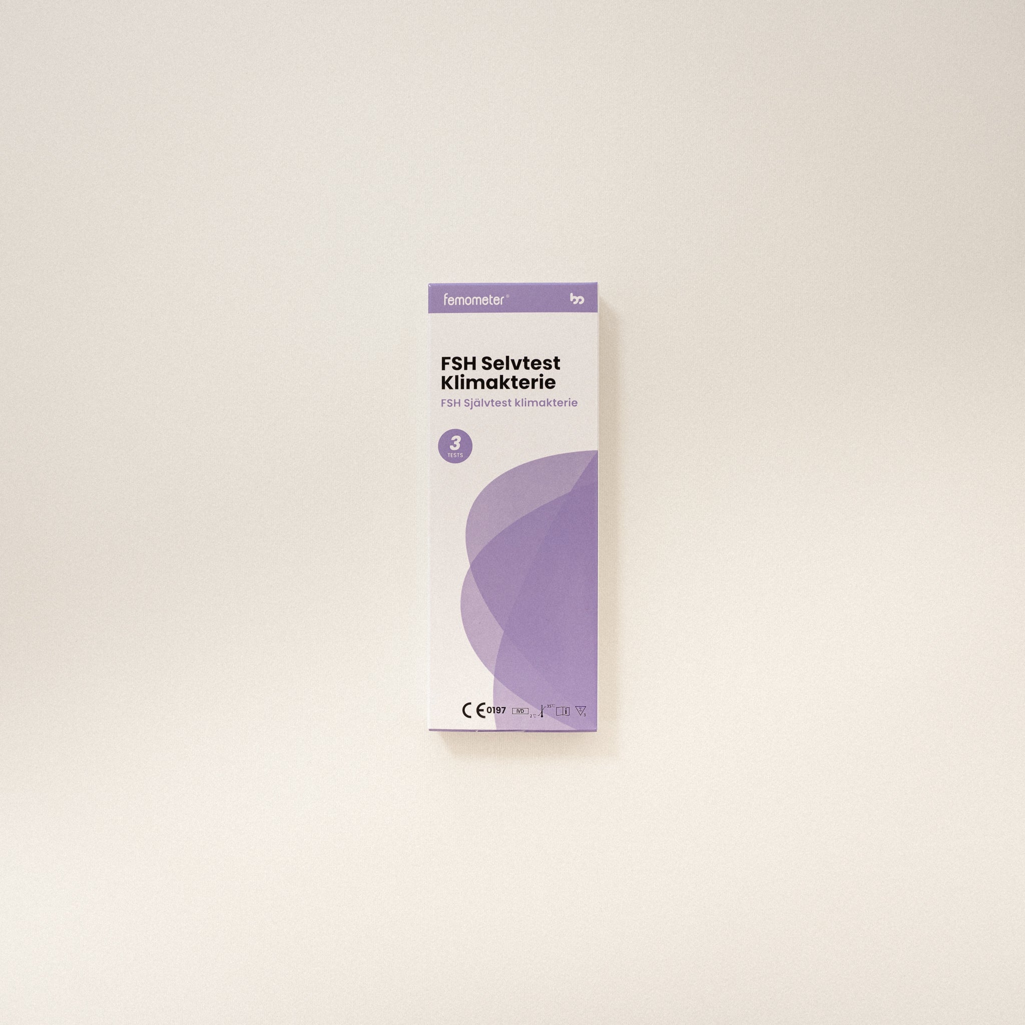 Femometer FSH Klimakterietest - 3 Stk til overgangsalder