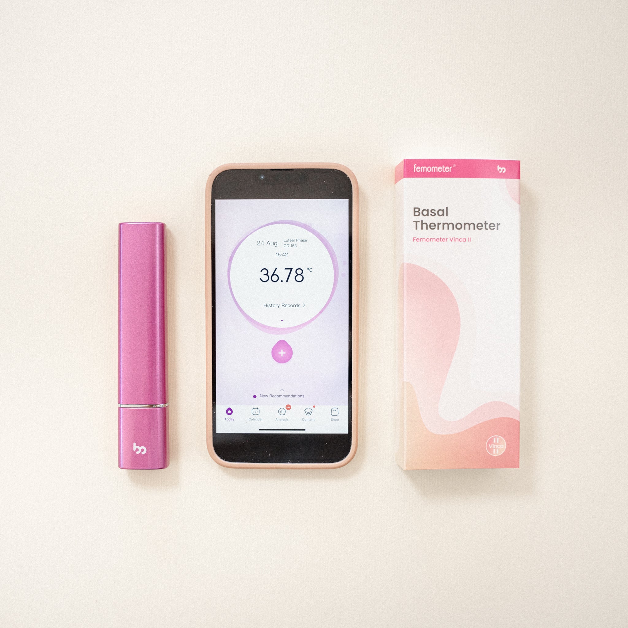 Femometer Vinca II - Termometer til Graviditetsplanlægning