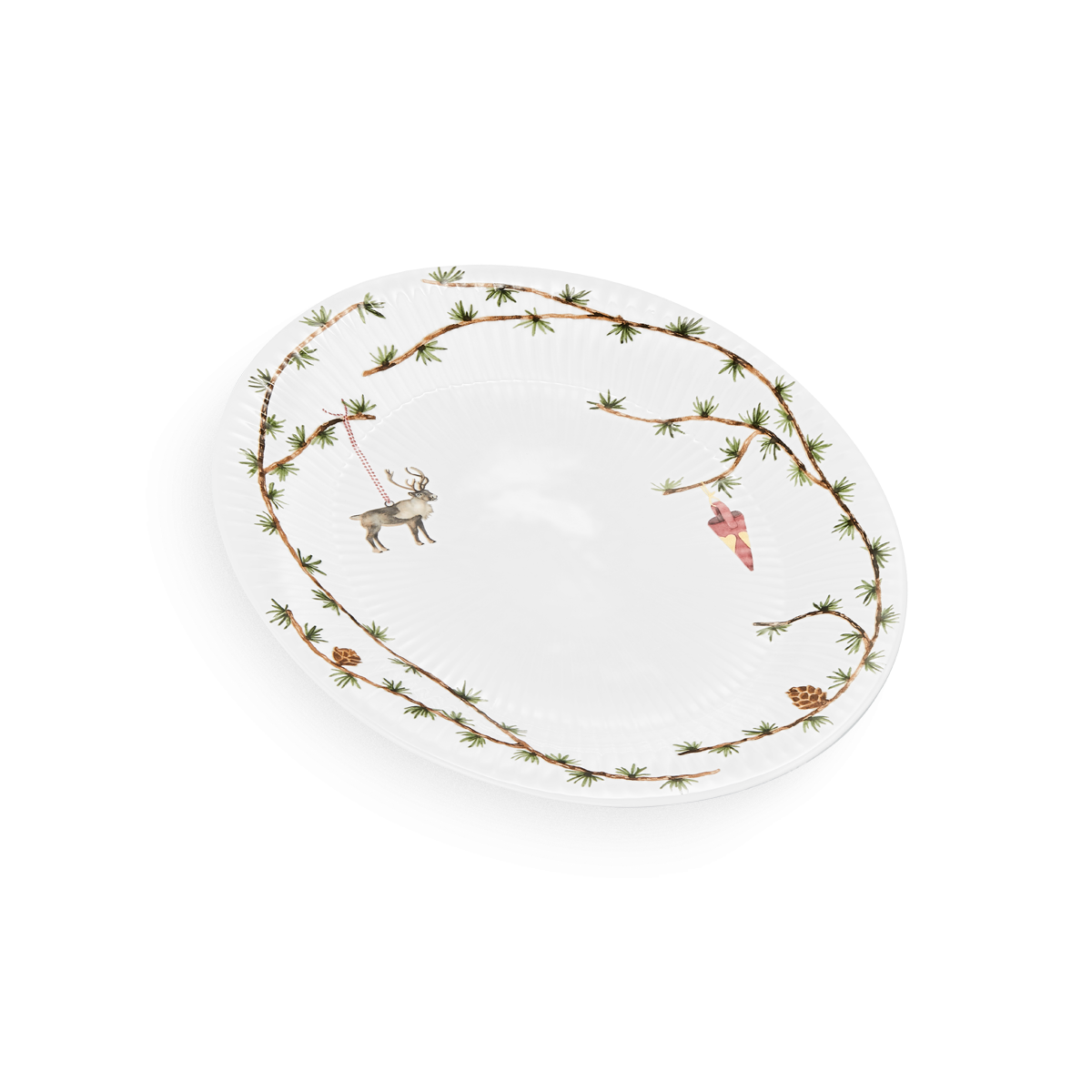 Hammershøi Jul Ovalt Fad 27x34 Cm - Juleborddækning