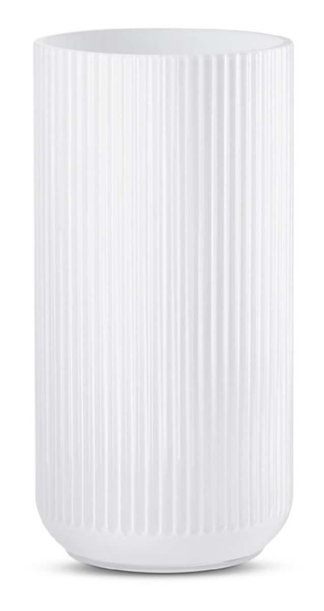 Lyngby Vase Opal Hvid 20 Cm - Tidøs Designklassiker