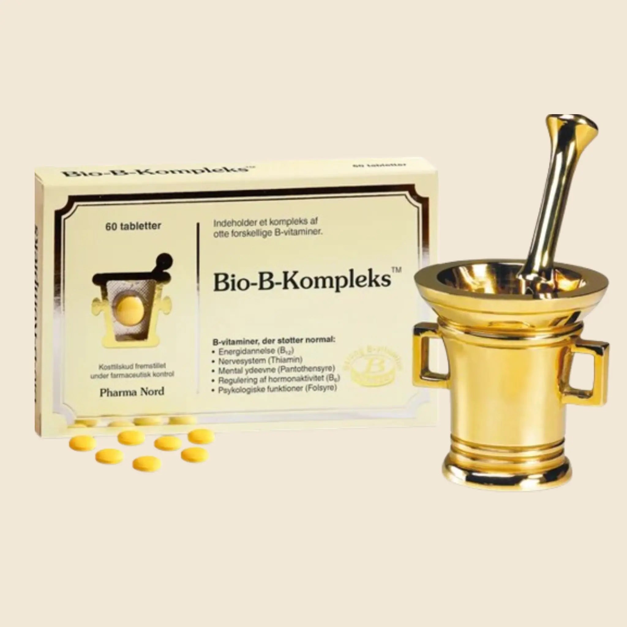 Pharma Nord Bio B Kompleks - Støtter Hormonaktivitet 60 Tabletter