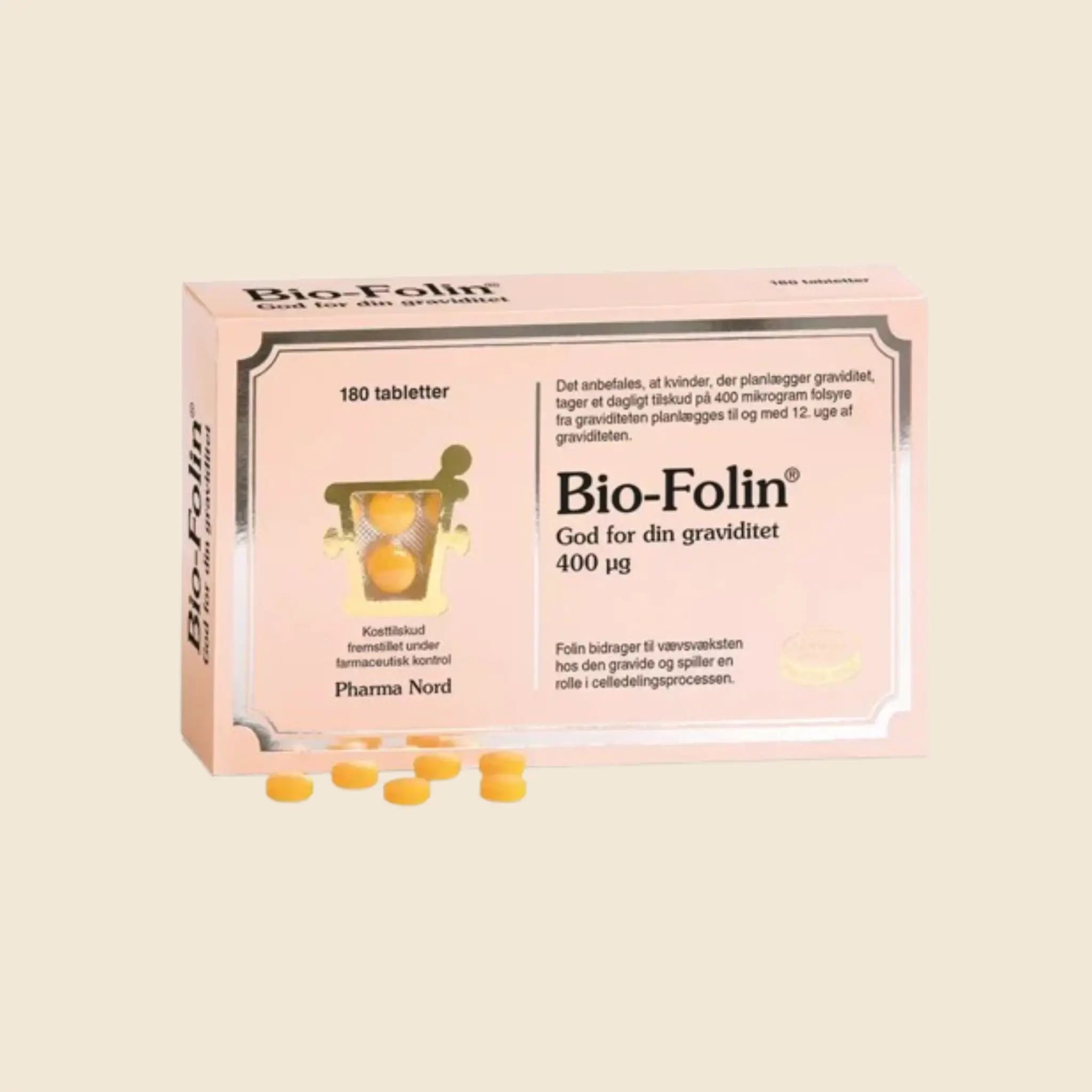 Pharma Nord Bio Folin - Folsyre til Graviditet 180 Tabletter