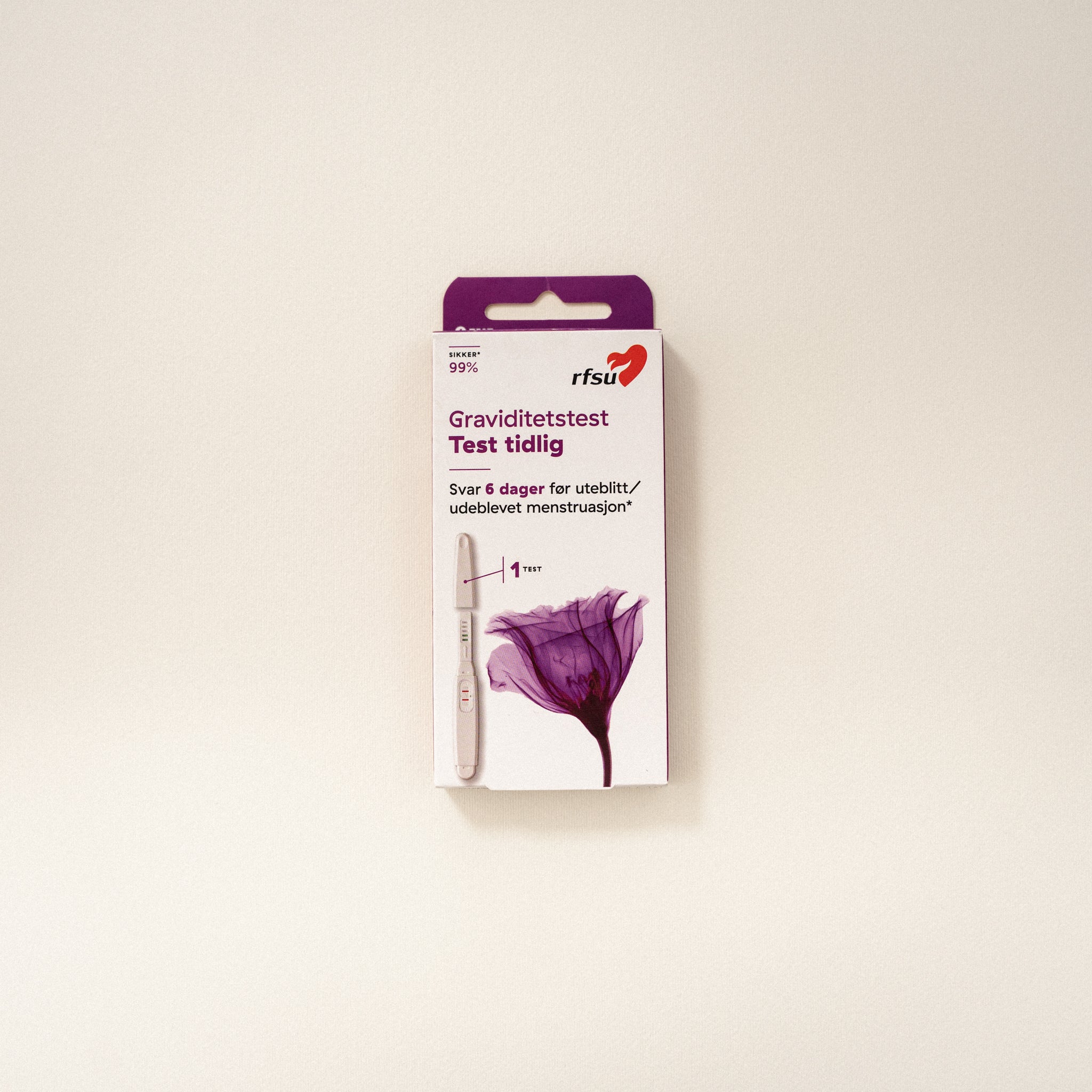 Tidlig Rfsu Graviditetstest - 99% Sikker, 1 Stk