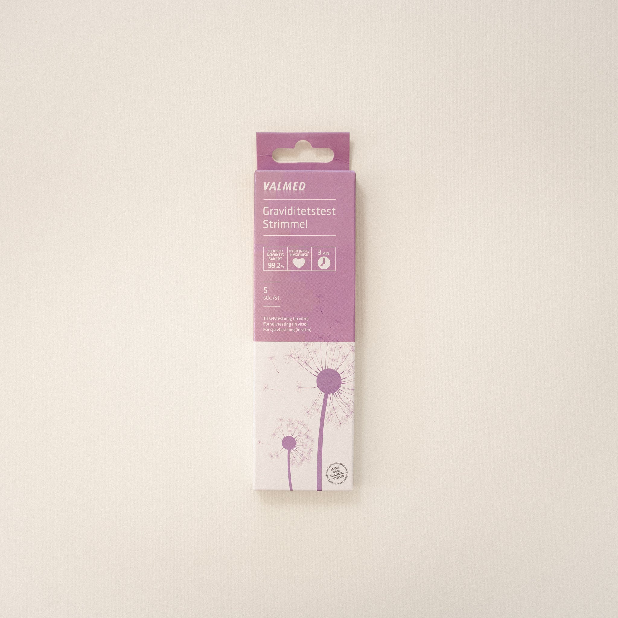 Valmed Graviditetstest Strimmel - 5 Stk til Hurtig Levering