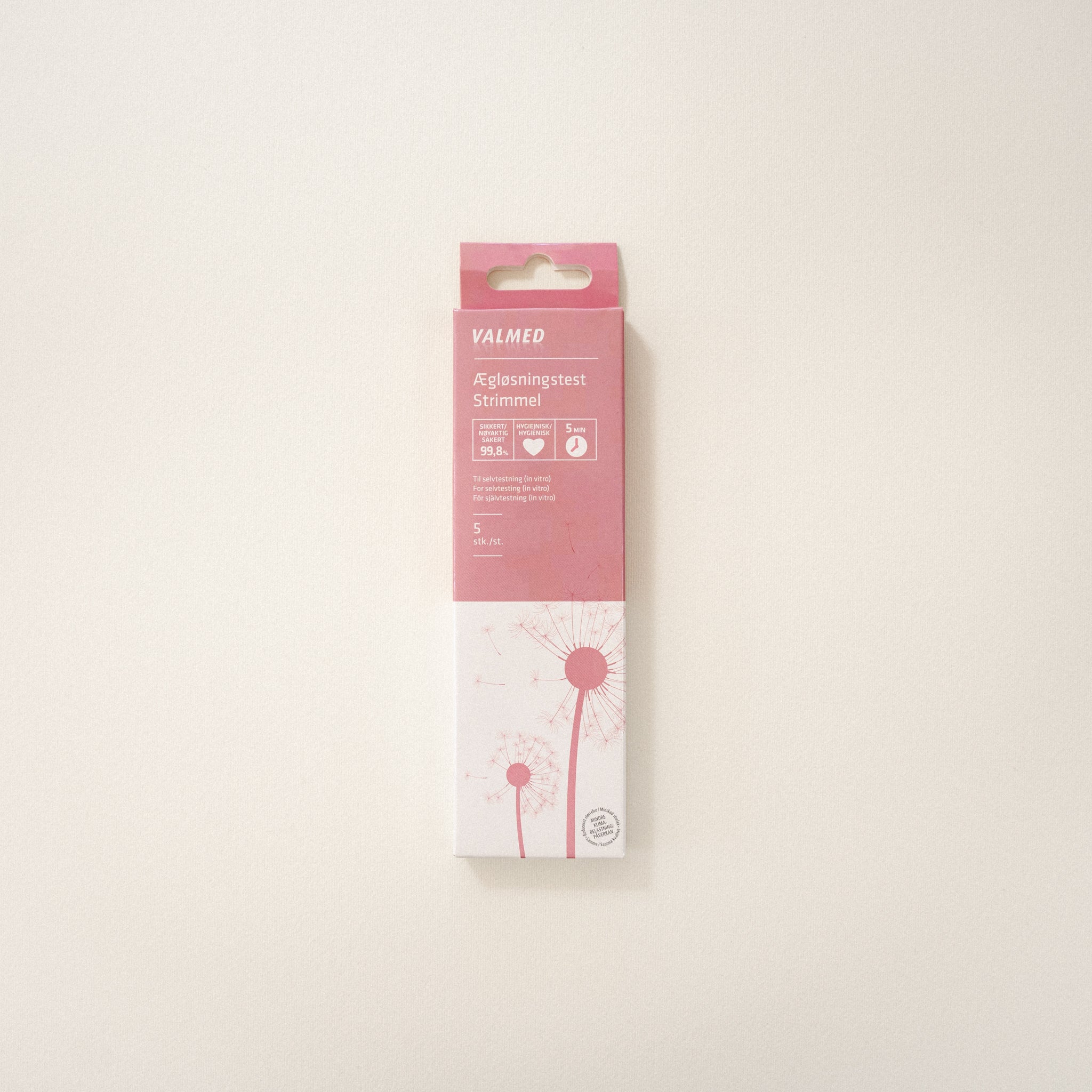 Valmed ægløsningstest Strimmel - 5 Stk Tilbud!