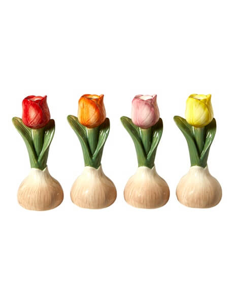 Dekorationsblomst Tulipan Assorterede Farver 1 Stk