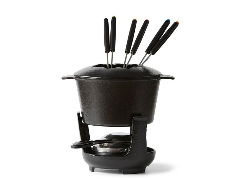 Funktion Fondue Sæt Med Gafler 10 Dele