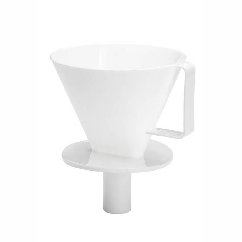 Kaffetragt Med Ring Hvid