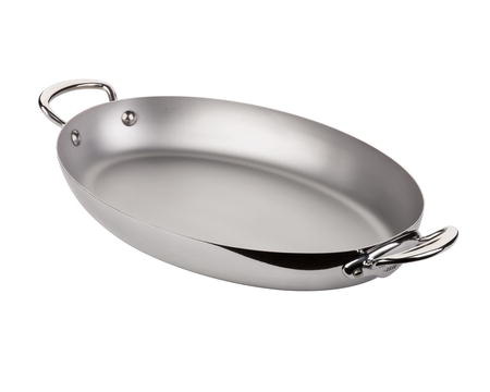 Mauviel Cook Style Stegepande Med 2 Greb Oval 30 Cm