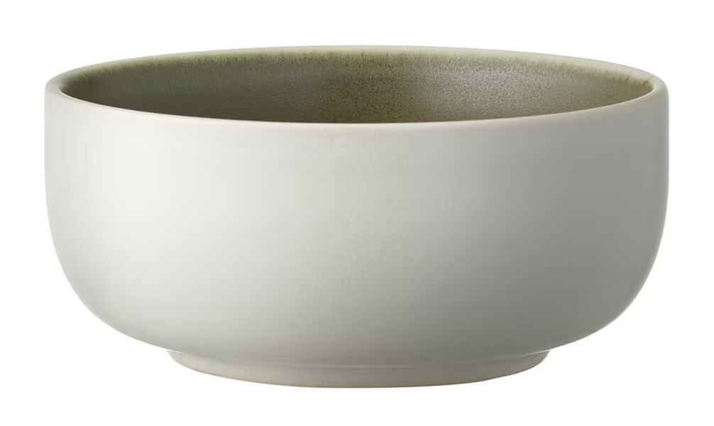 Studio Round Serveringsskål ø11 Cm Hvid Grøn