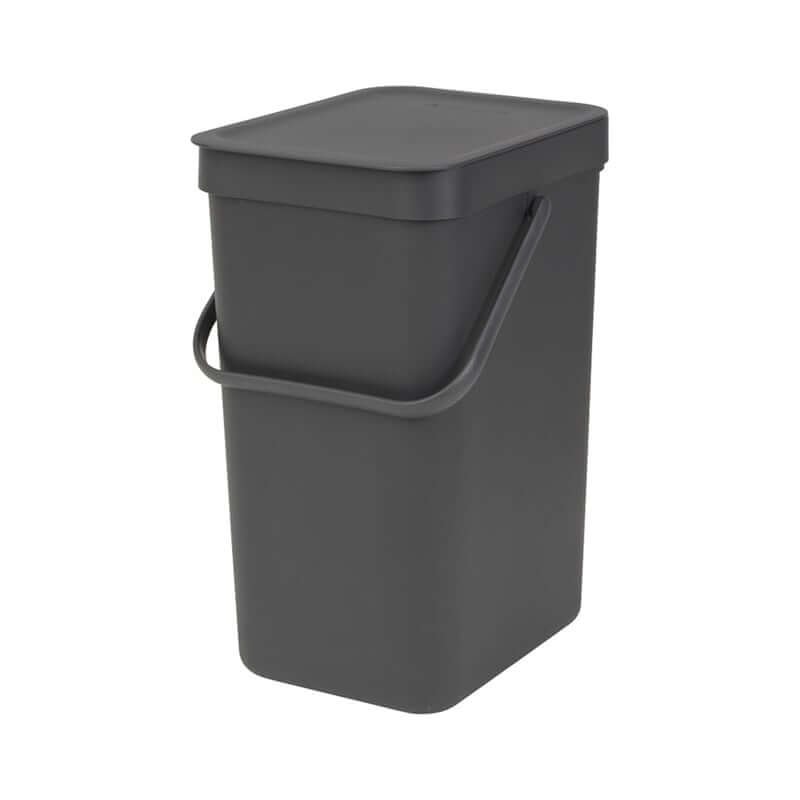 Brabantia Affaldsspand M  Låg   12 Liter Sort