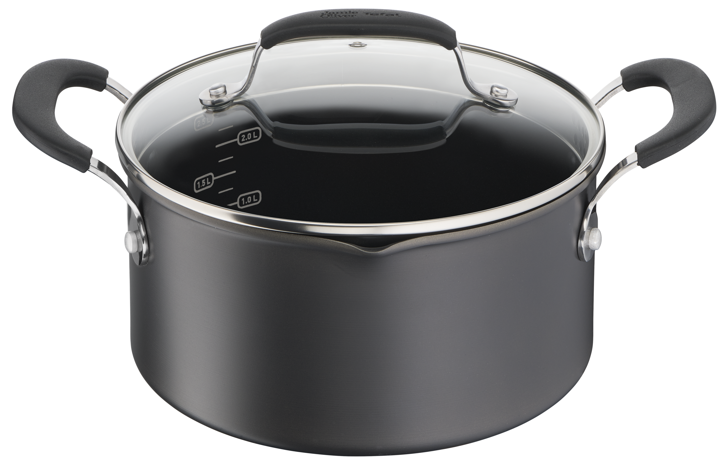 Tefal Jamie Oliver Quick   Easy Ha Gryde M  Glaslåg 5 2 Liter