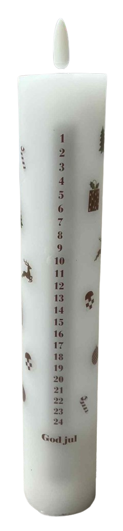 Da 39 Core Led Kalenderlys Juleguirlande