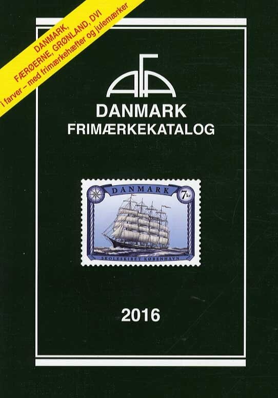 Afa Danmark Frimærkekatalog 2016   Bog