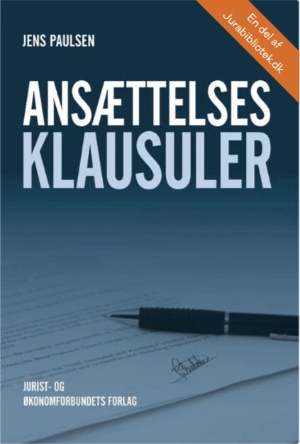 Ansættelsesklausuler   Jens Paulsen   Bog