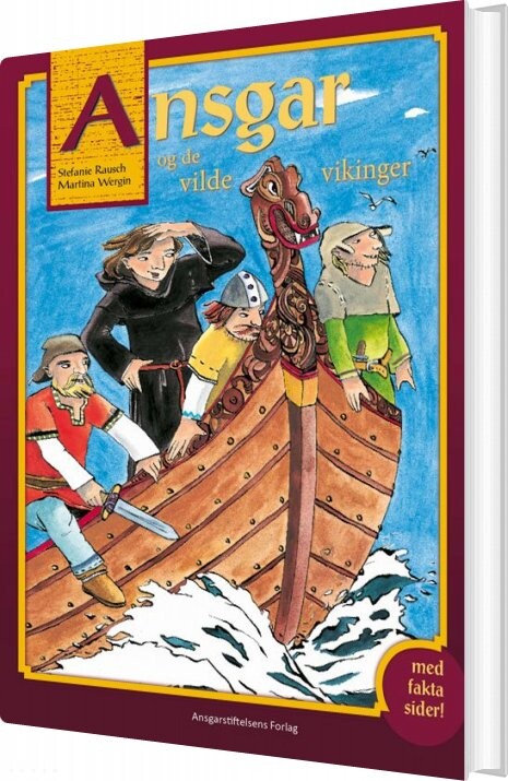 Ansgar Og De Vilde Vikinger   Martina Wergin   Bog