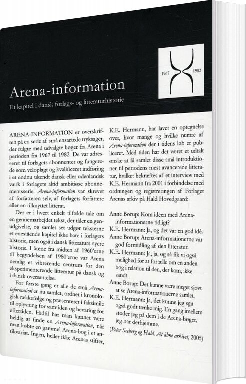 Arena Information 1967 1982   Thomas Hvid Kromann   Bog