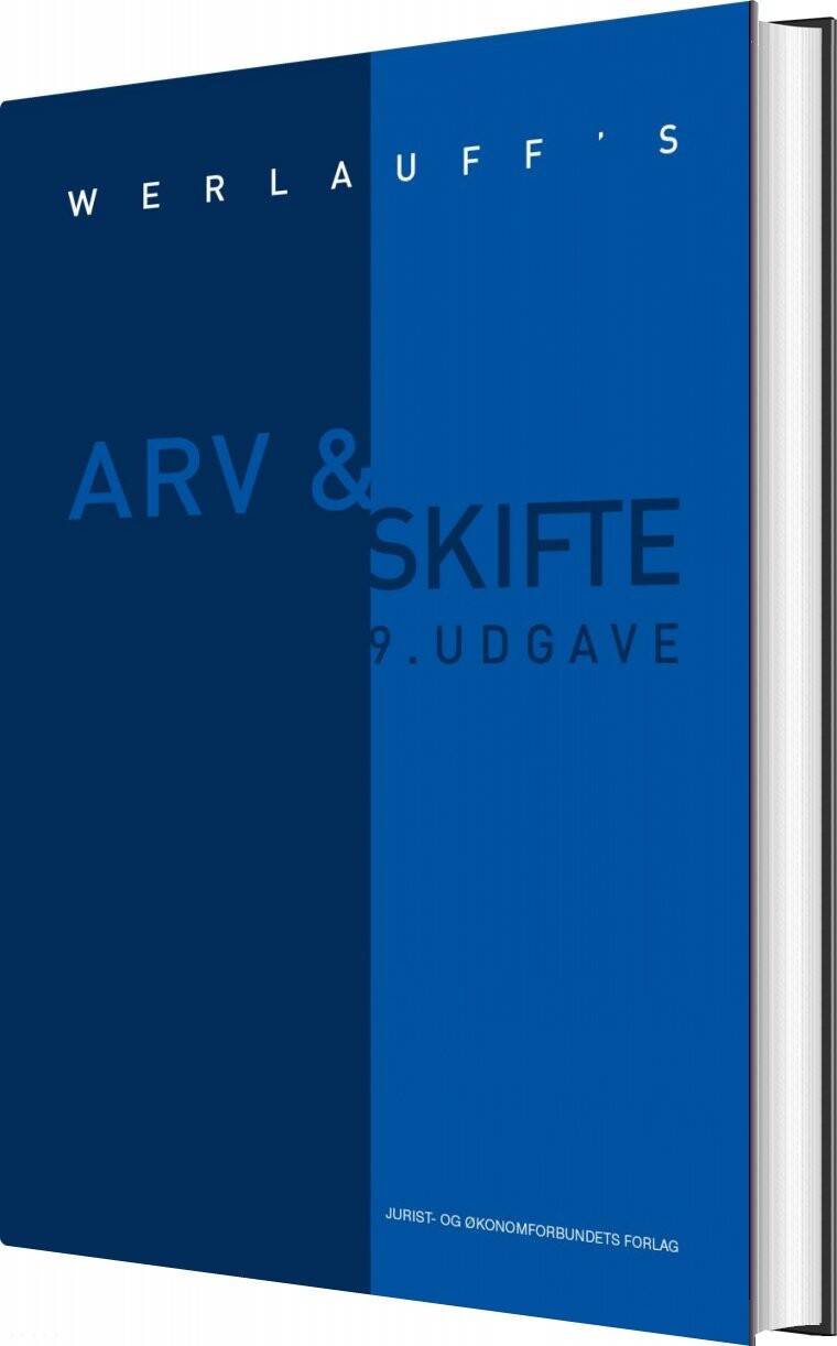 Arv   Skifte   Erik Werlauff   Bog