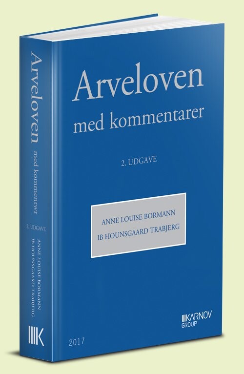 Arveloven Med Kommentarer   Ib Hounsgaard Trabjerg   Bog
