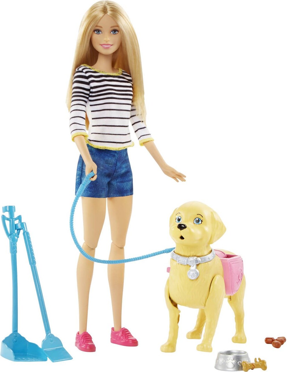 Barbiedukke   Barbie Med Hund