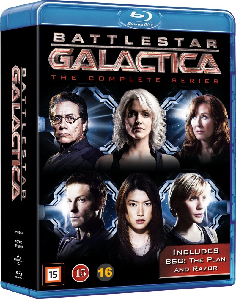 Battlestar Galactica   Den Komplette Serie   Blu Ray   Tv Serie