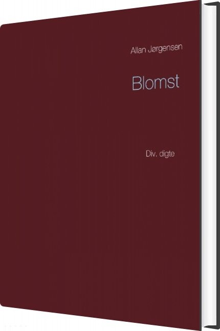 Blomst   Allan Jørgensen   Bog