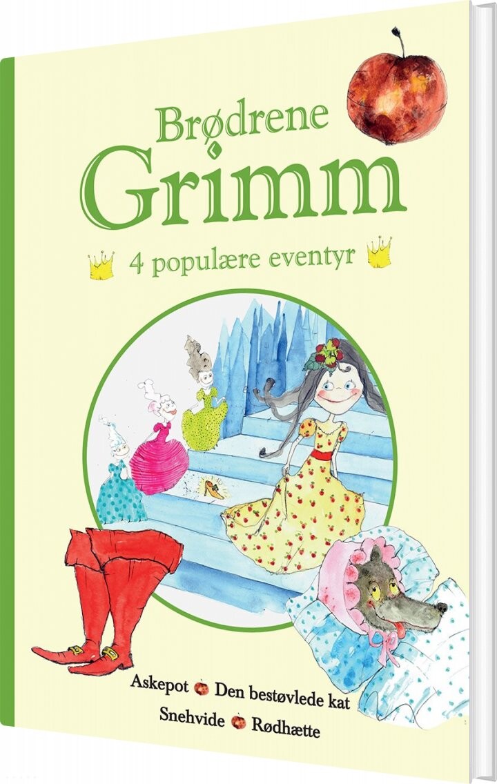 Brødrene Grimm   4 Populære Eventyr I   Brødrene Grimm   Bog
