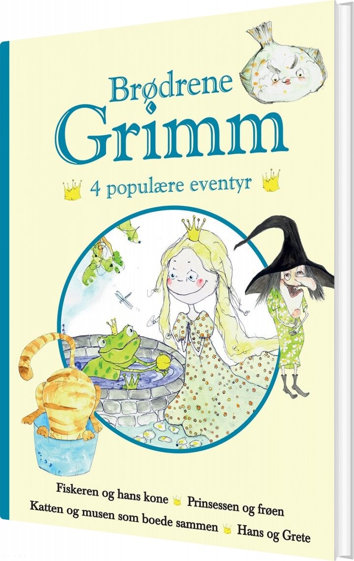 Brødrene Grimm   4 Populære Eventyr Ii   Brødrene Grimm   Bog