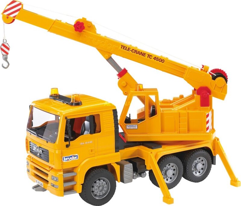Bruder   Man Lastbil Med Telekran   2754