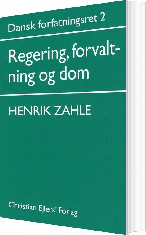 Dansk Forfatningsret 2   Henrik Zahle   Bog