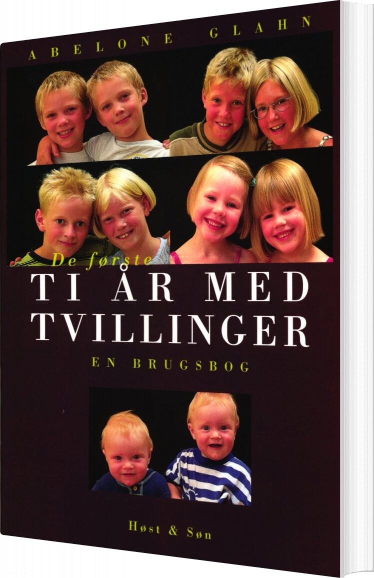 De Første Ti år Med Tvillinger   Abelone Glahn   Bog