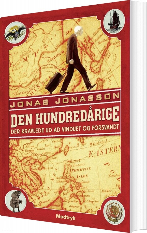 Den Hundredårige Der Kravlede Ud Ad Vinduet Og Forsvandt   Jonas Jonasson   Bog